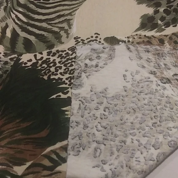 Wild African Animal Print/Jersey Type Material Tigers/ Zebras/ Lion/ Cheetahs.B